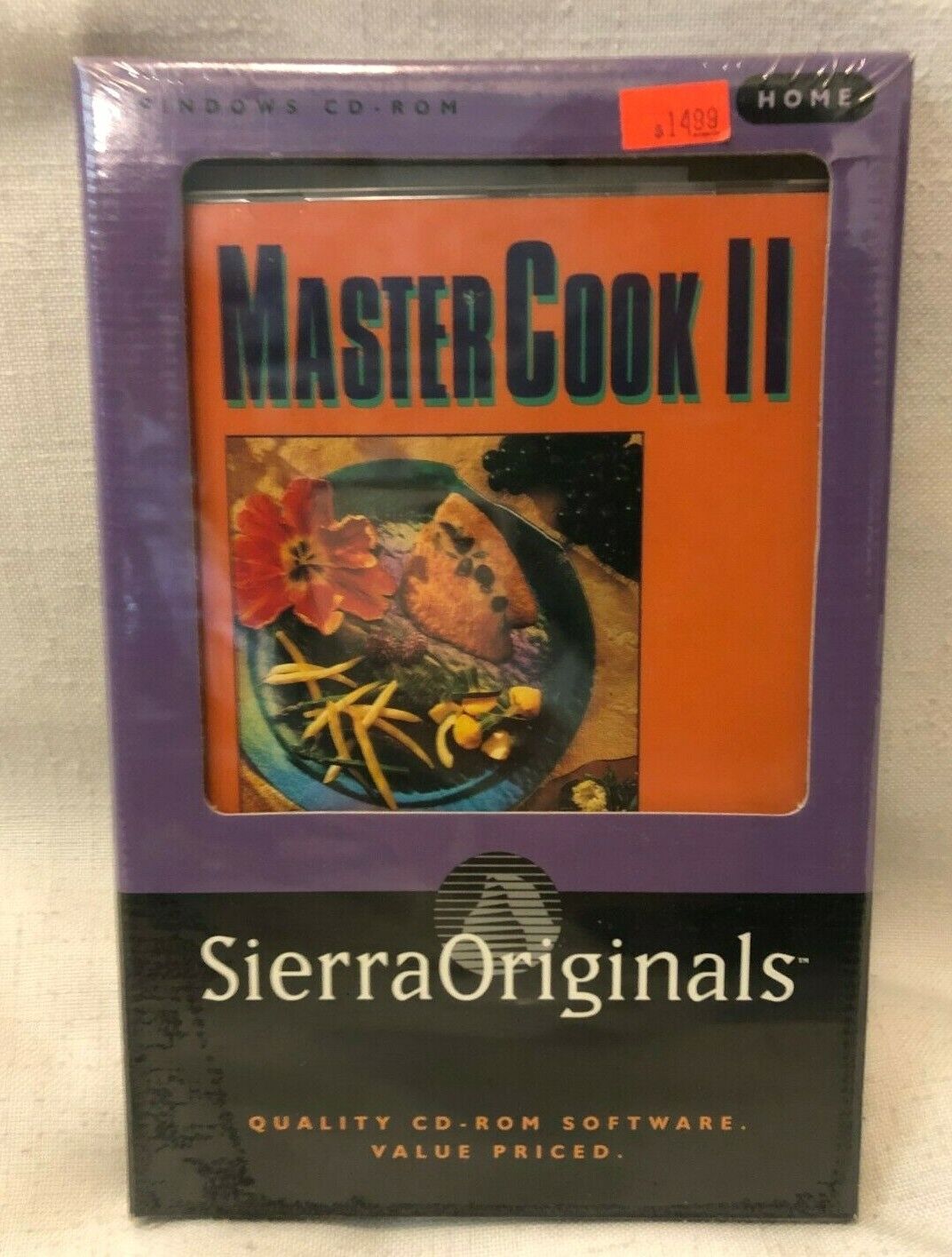 Master Cook II PC CD by Sierra Originals brand new in original packaging 1996
