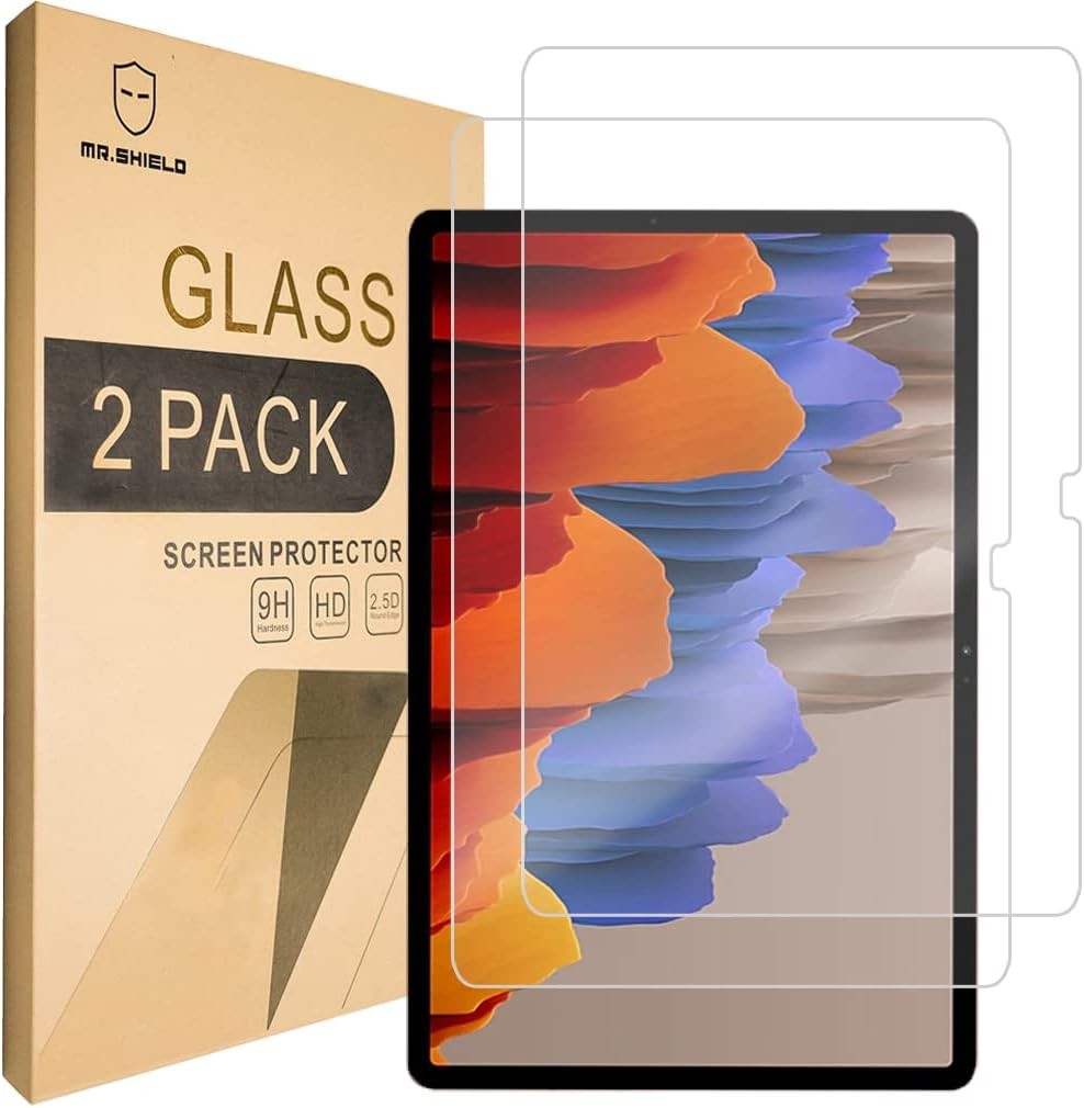 2-Pack Tempered Glass Screen Protector for Samsung Galaxy Tab S8 Plus/S7 FE/S7 P