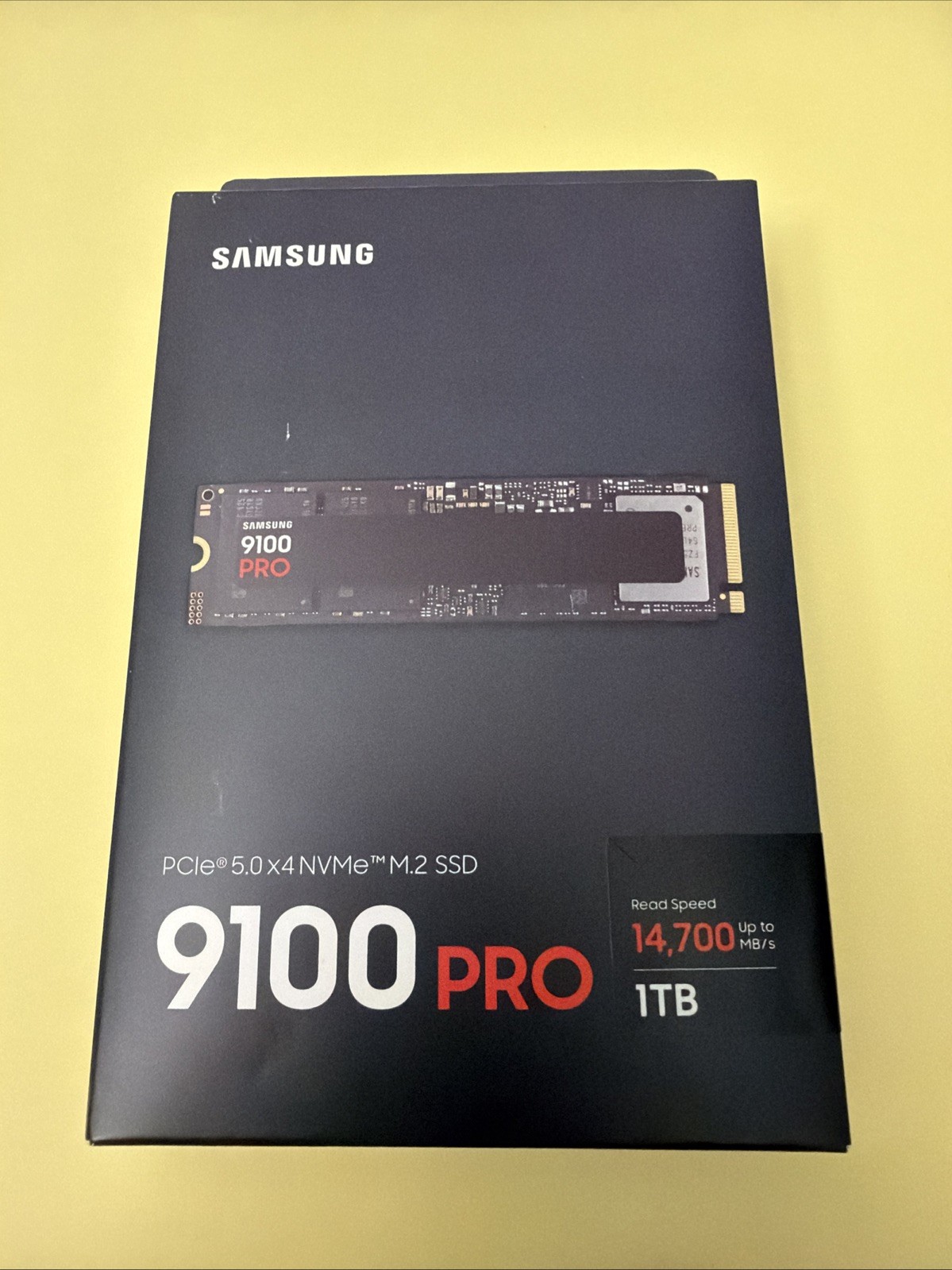 Samsung 9100 PRO 1TB PCIe 5.0x4 M.2 2280 SSD Best for AI Computing, Gaming