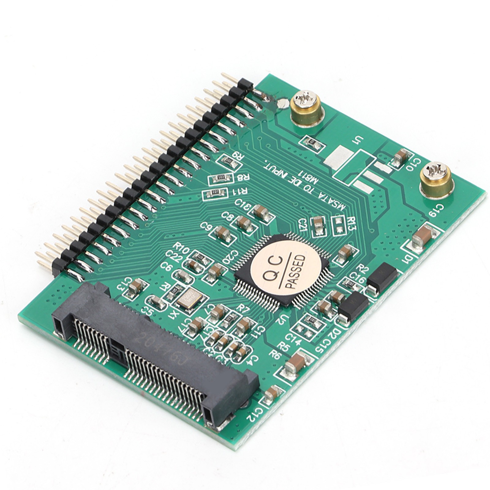 Converter Mini MSATA To 3.3V 44Pin 1.8in IDE PCI E SSD Hard Drive Adapter F ZOQQ