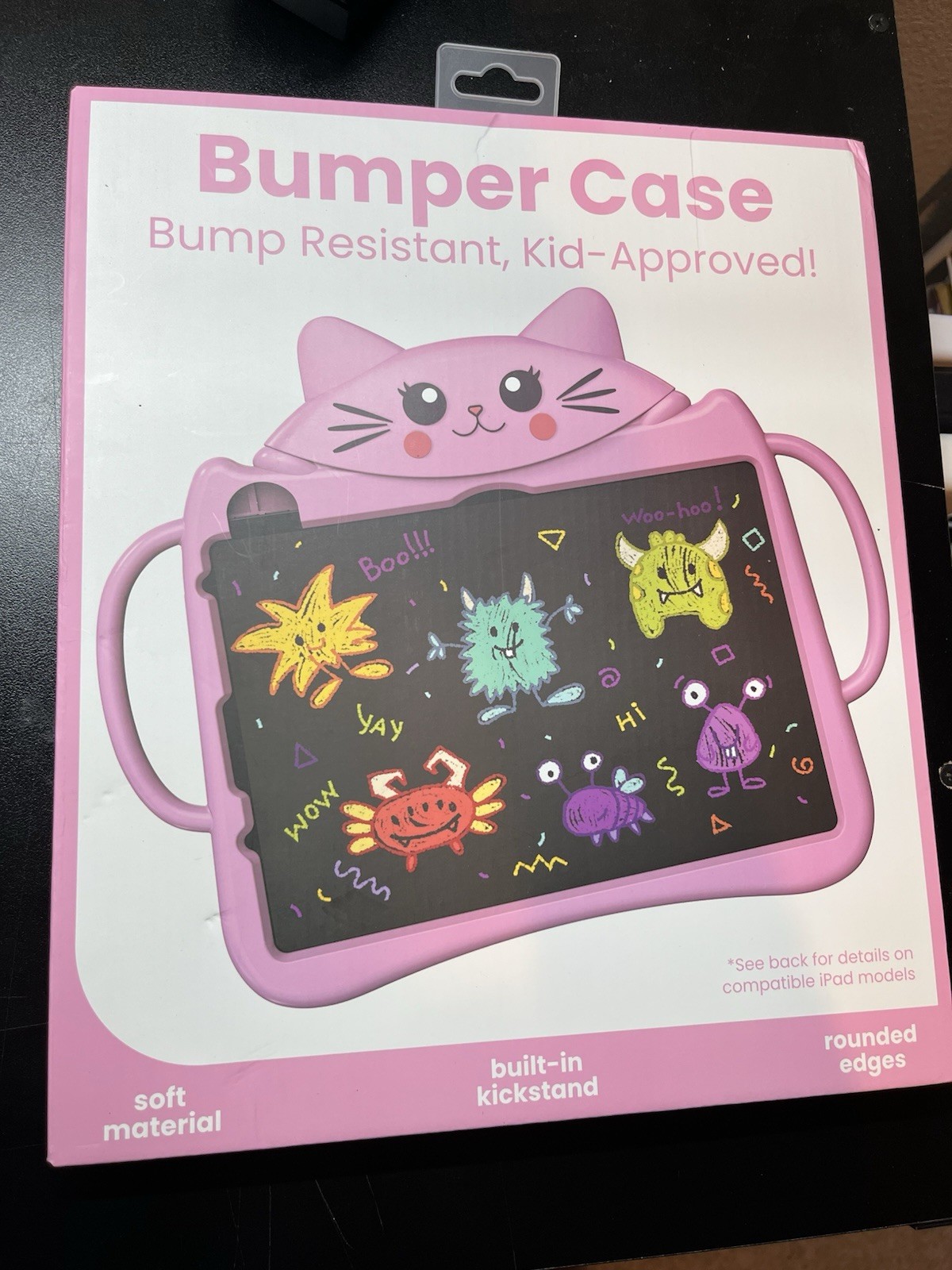 Brand New Kids Pink Cat iPad Bumper Case (Fits 11” & 10.9”)