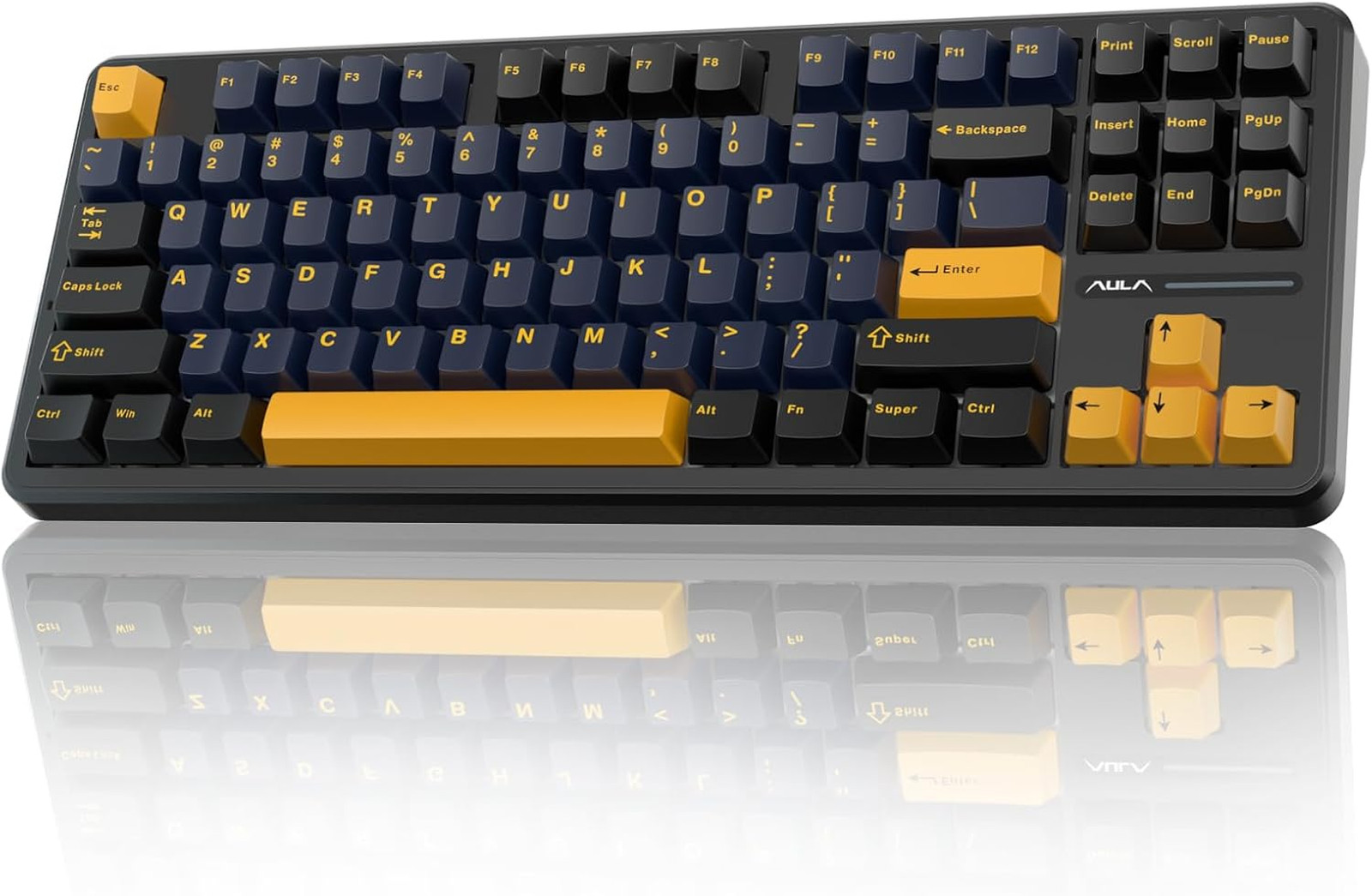 Wireless Mechanical Keyboard 75 Tkl Hot Swappable Rgb Backlit Gaming F87