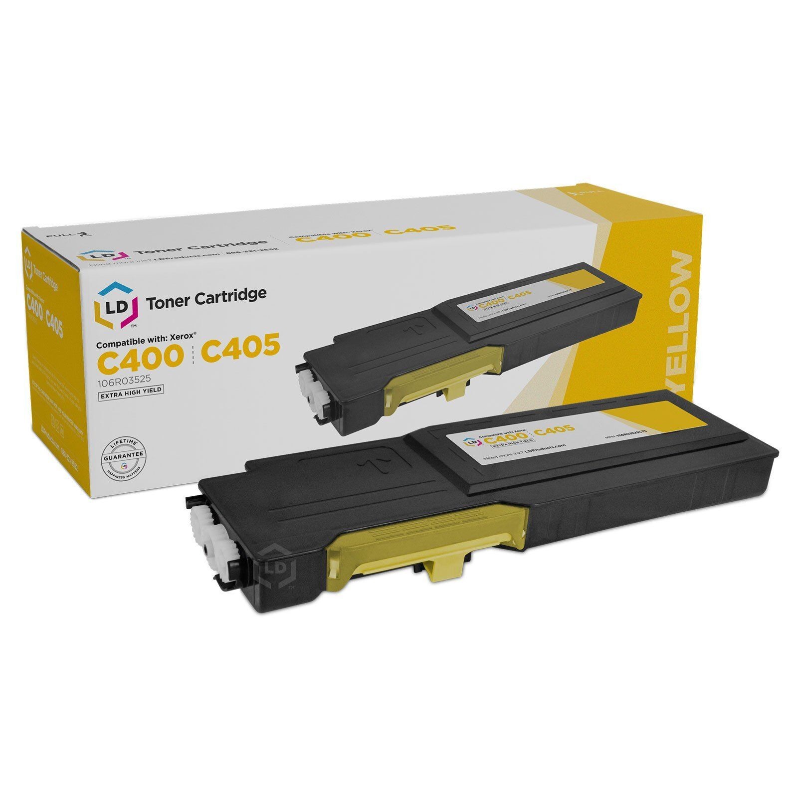 LD Compatible Xerox 106R03525 Extra High Yield Yellow Toner Cartridge