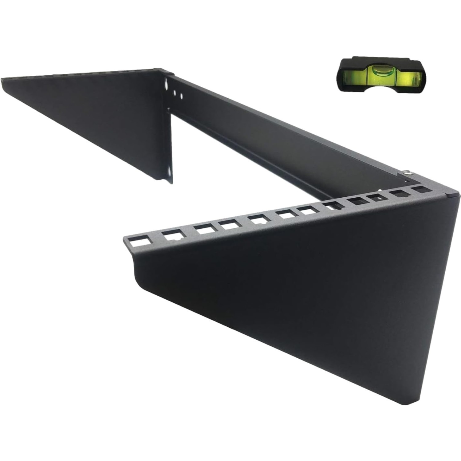 Versatile 4U Vertical Rack - Heavy Duty Wall Mount for Networking Equipment