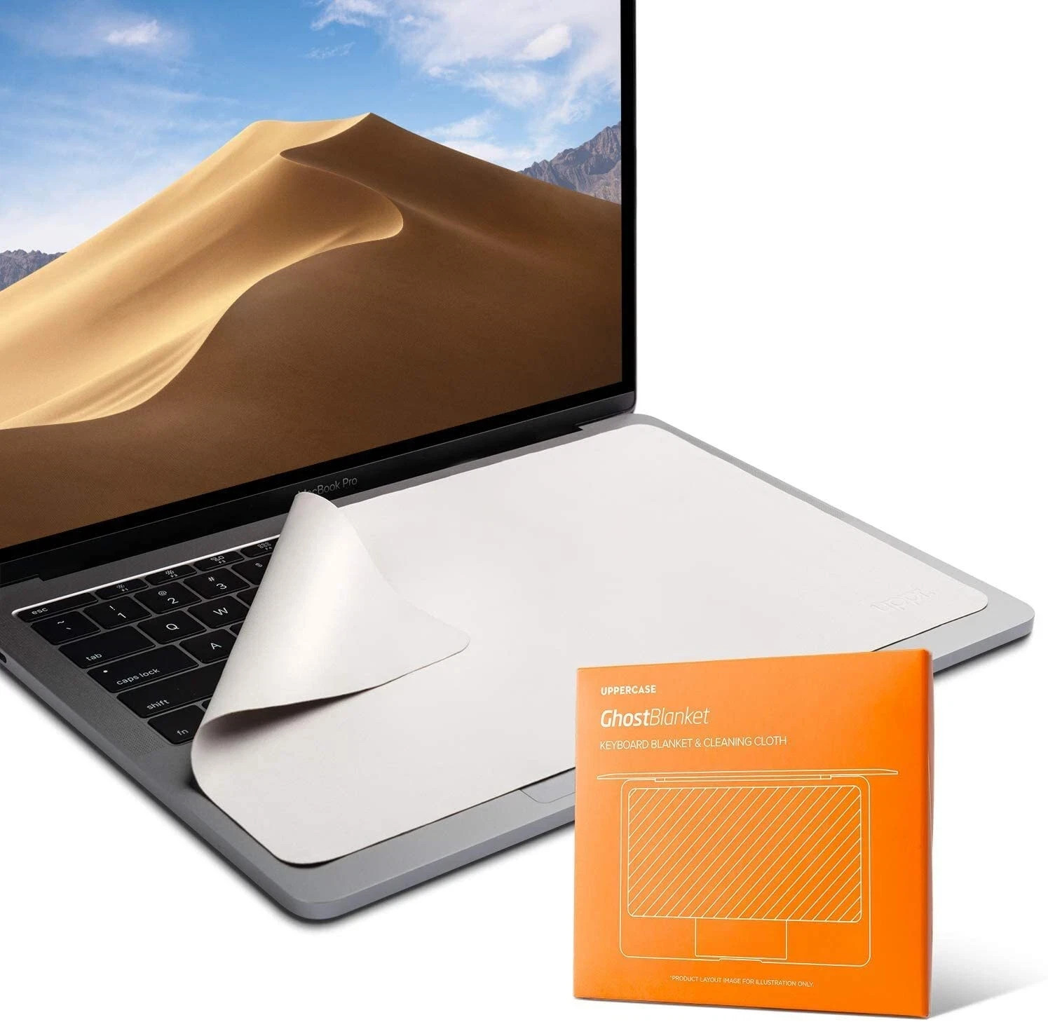 Ghostblanket Screen Keyboard Imprint Protection Microfiber Liner And Cleaning Cl
