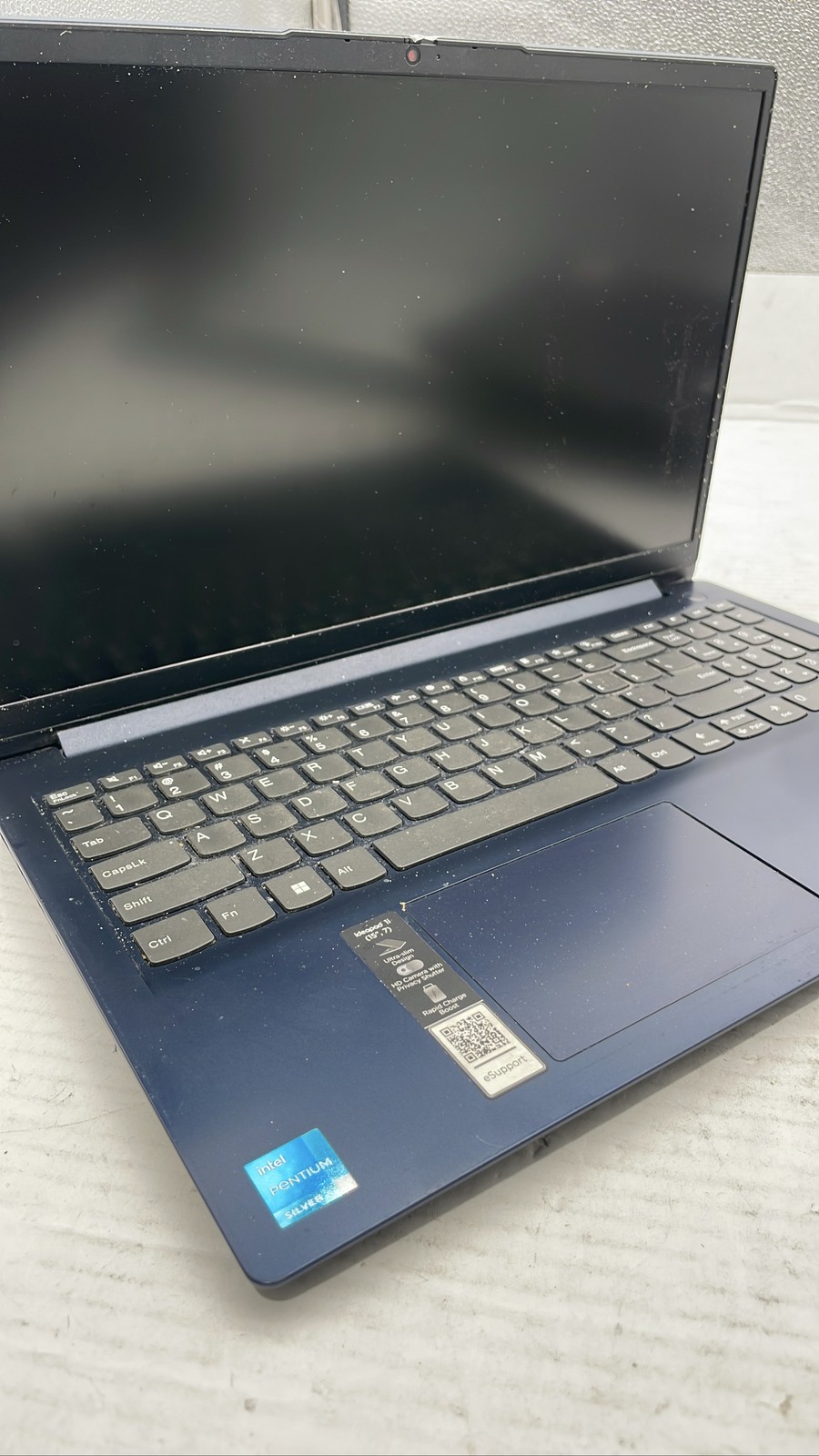 Lenovo IdeaPad Intel Pentium Silver Processor 15.6" Laptop For Parts Or Repair