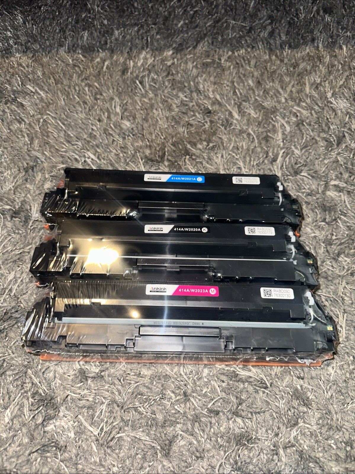 Compatible Toner Cartridge Replacement for HP 414A 414X (w/chip,B, C, M) 3 Pack