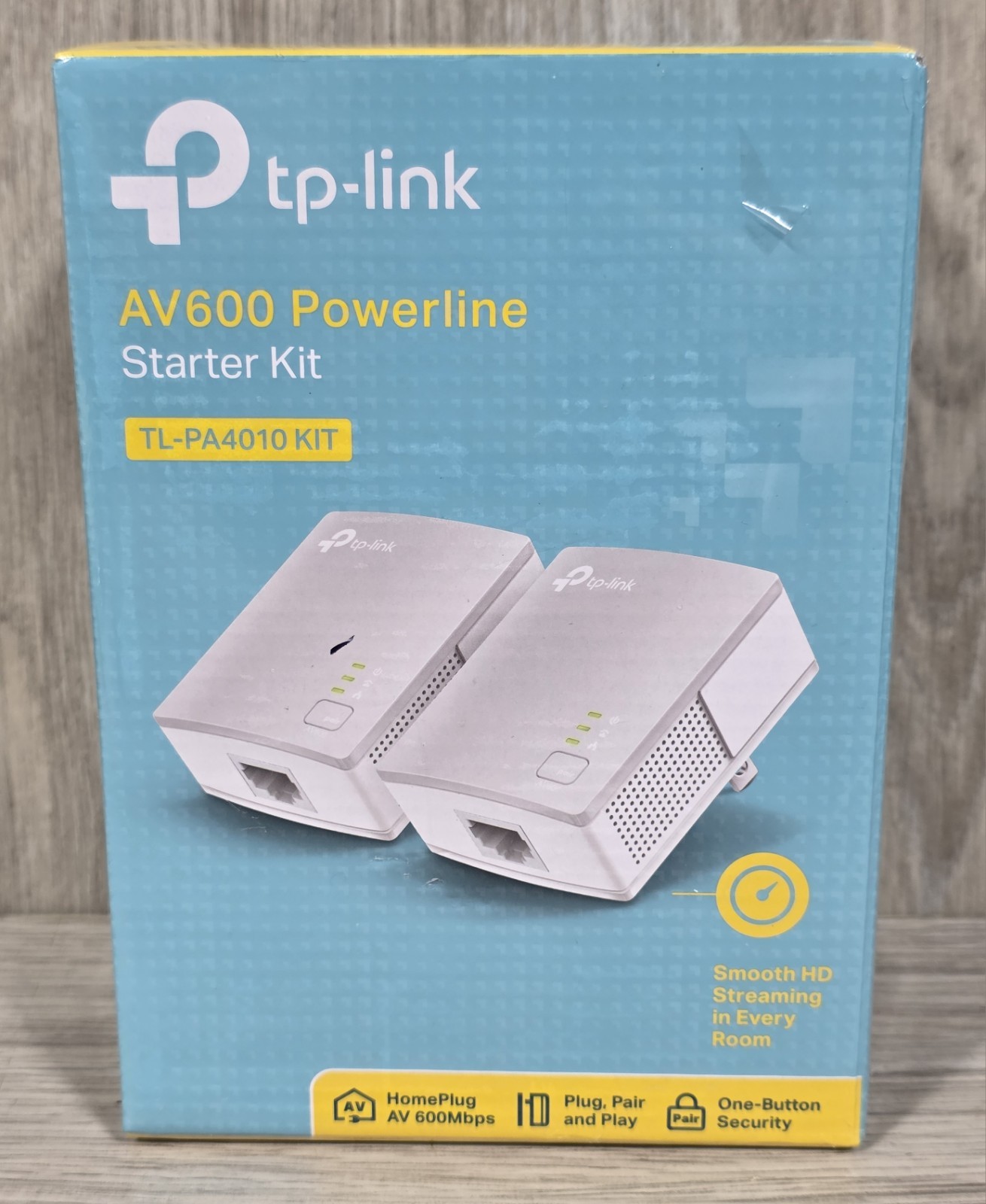 TP-Link AV600 Powerline Starter Kit TL-PA4010 KIT Ethernet Adapter - OPEN BOX -