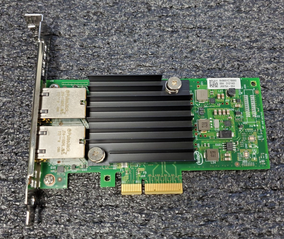Dell Intel X550-T2 10GbE Dual Port Network Card Full Height 04V7G2