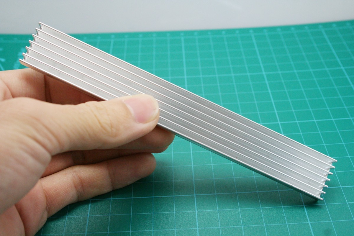 10pcs 150*20*6mm Aluminum Radiator Heat Sink Ddesigned For High Power Household