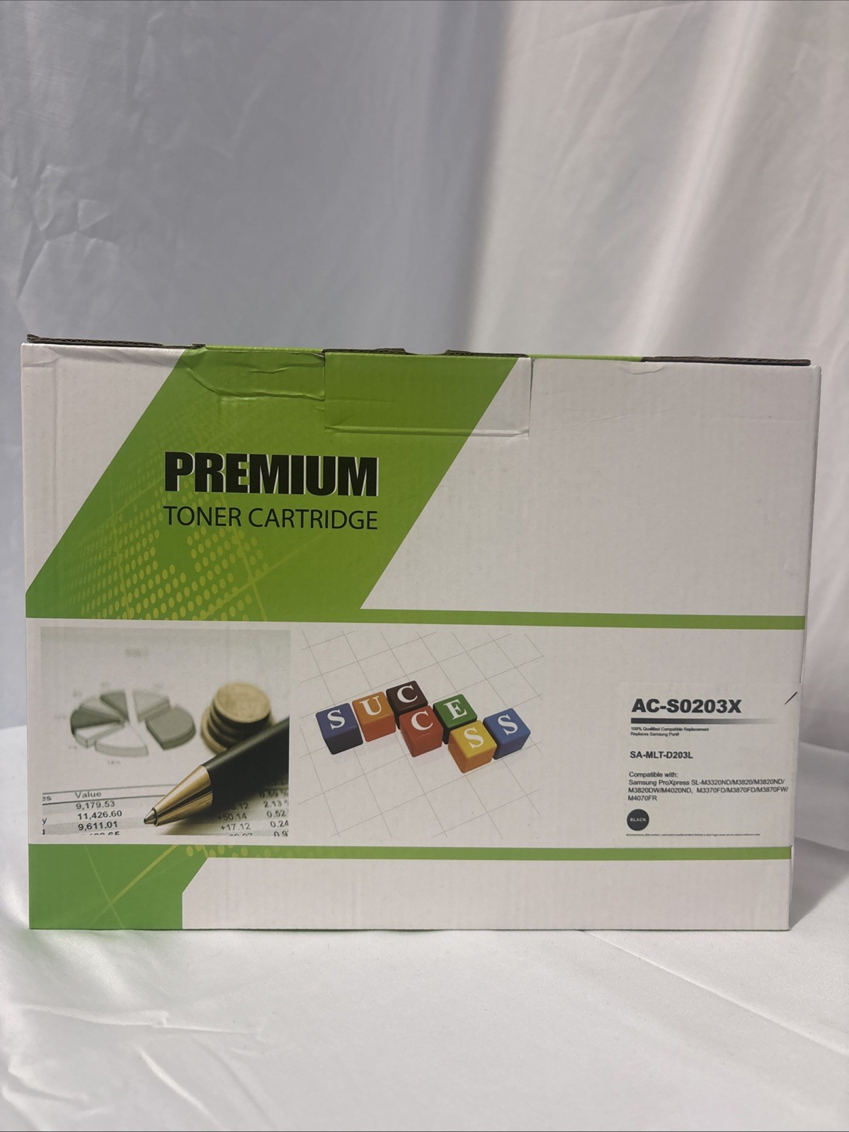 Samsung MLT-D203L Compatible Black Toner Cartridge AC-S0203X High Yield 5000 Pgs