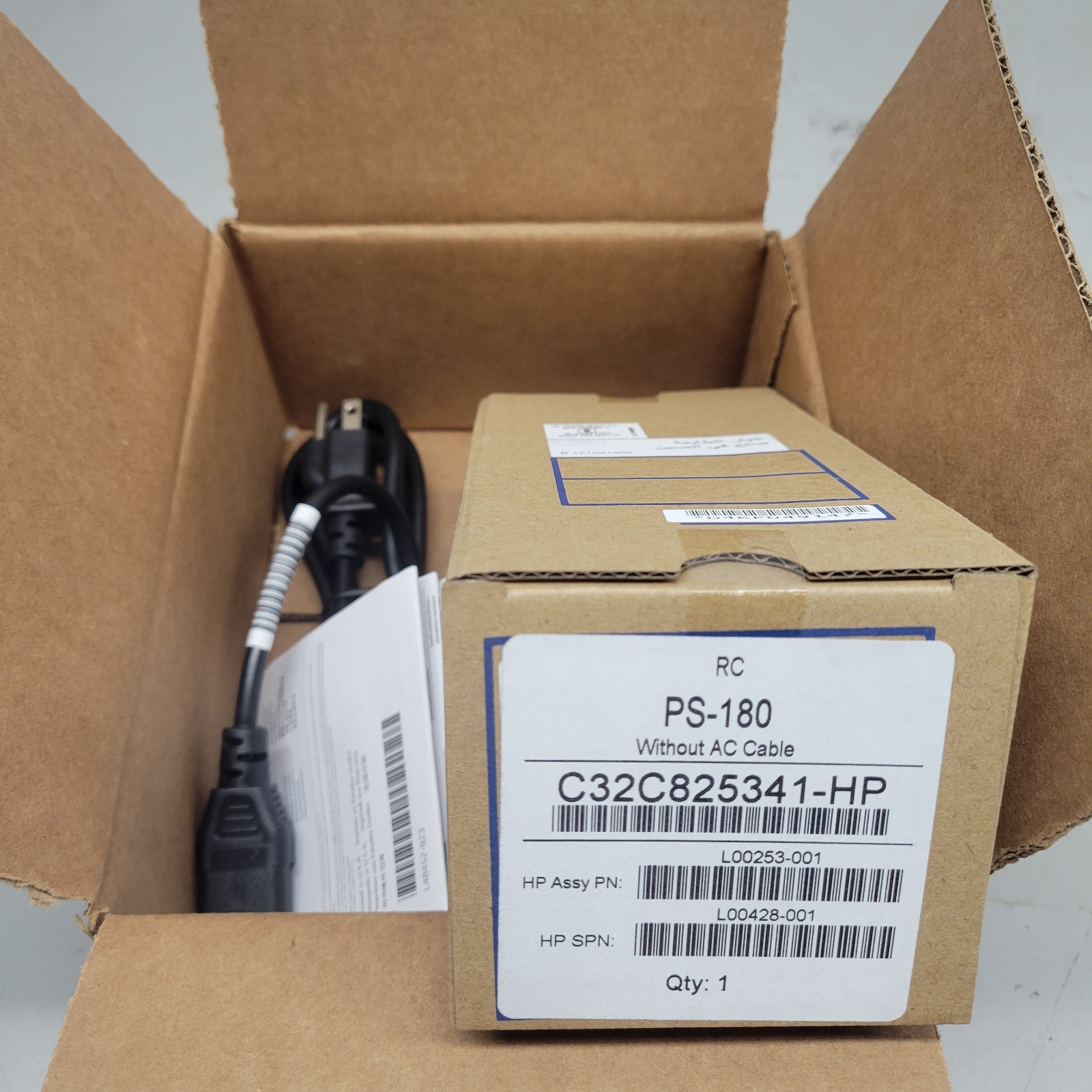 Epson PS-180 Power Supply w cord C825343 for Epson TM-T88, U200, U220, etc NEW
