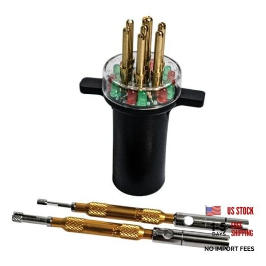 7-Way Round Pin Towing Maintenance Kit with Terminal Chaser - (Patented)