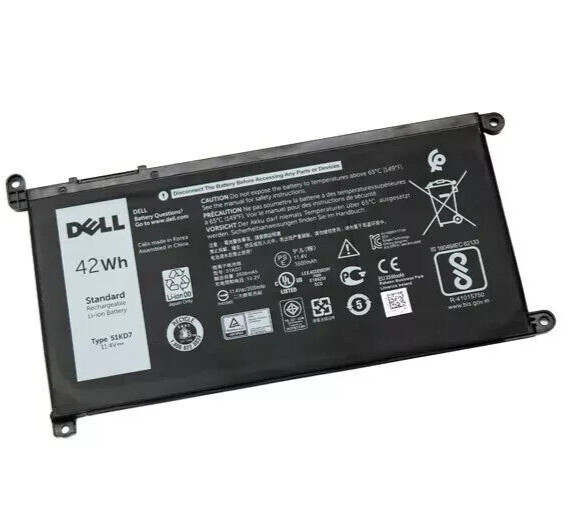 Original Dell 51KD7 for Dell Chromebook 11 3100 3180 3181 3189 5190 2in1 FY8XM