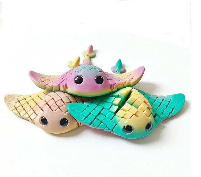 3D printed cute and popular decorative fish that can move