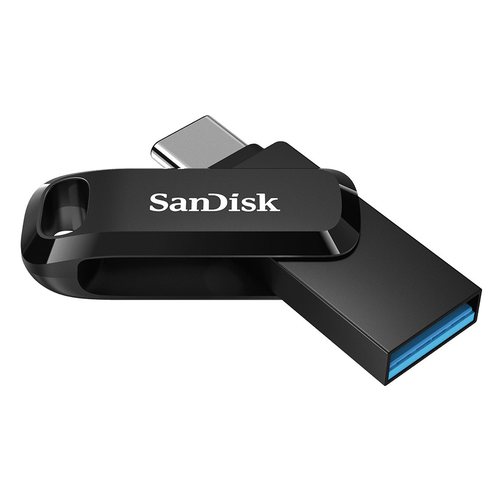 SanDisk Ultra Dual Drive Go USB Type-C and USB Type-A Flash Drive, 256GB, USB