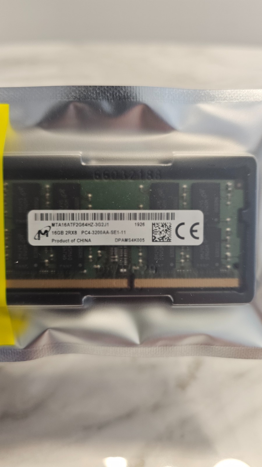Micron 16GB 2Rx8 PC4-3200AA-SE1-11 SODIMM DDR4 Memory Ram MTA16ATF2G64HZ-3G2J1