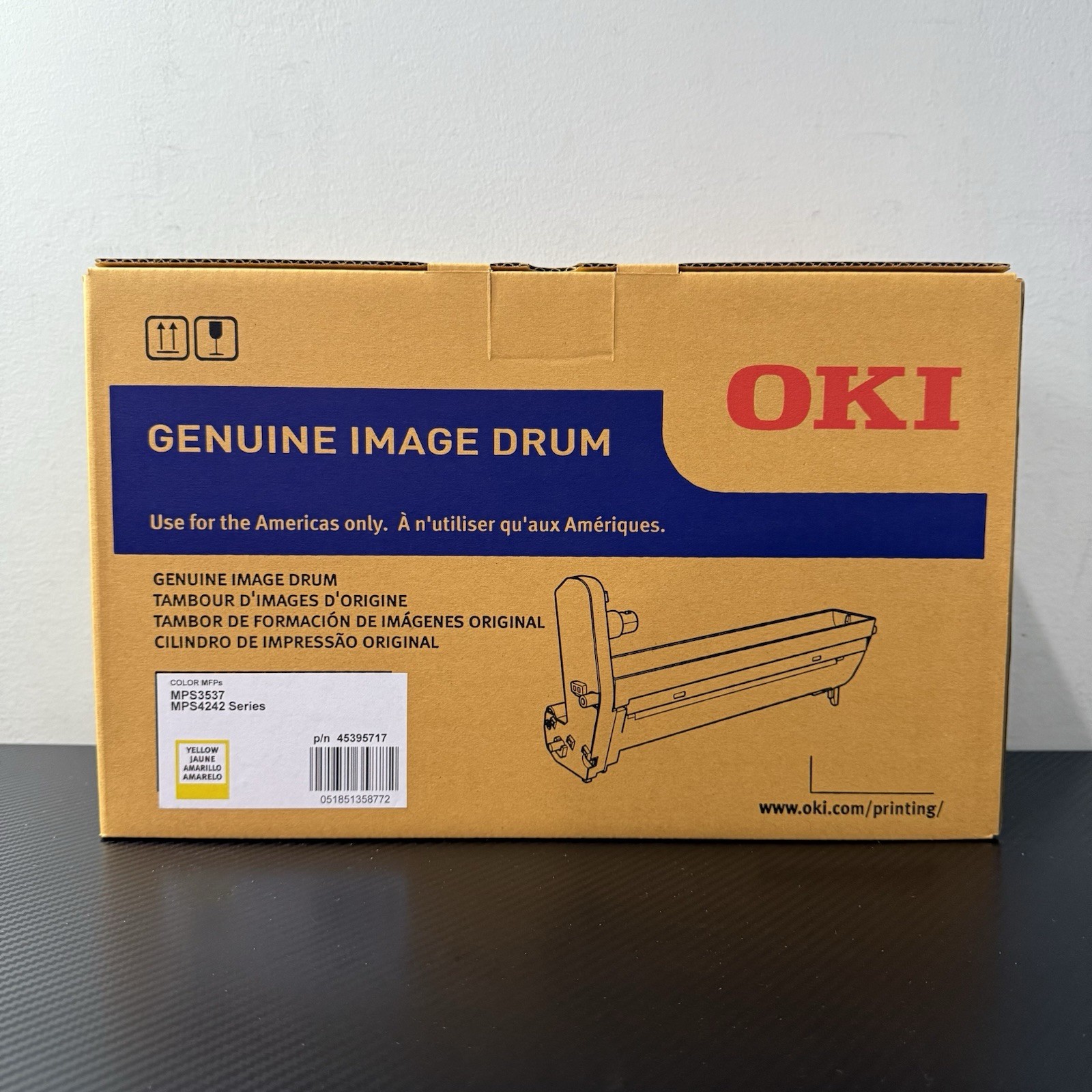 Oki 45395717 Yellow Image Drum for MFPs MPS3537 / MPS4242 Series New