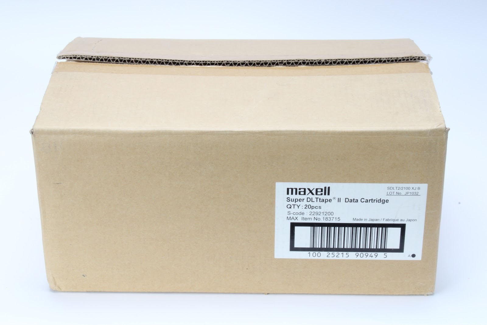 Maxell Super DLTtape II Data Cartridge (Case of 20) SDLT2/2100 XJ B New 183715