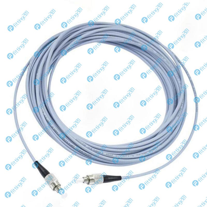 1PCS 100M FC UPC to FC UPC MM Single Core Simplex Armored Cable Fiber Patch Cord