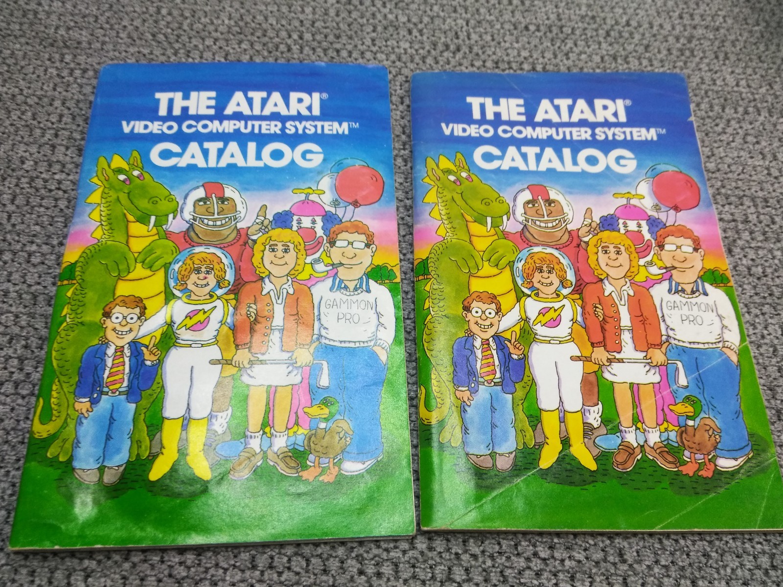 Vintage 1980 The Atari Video Computer System Catalog CO14356-Rev. D & REV. E