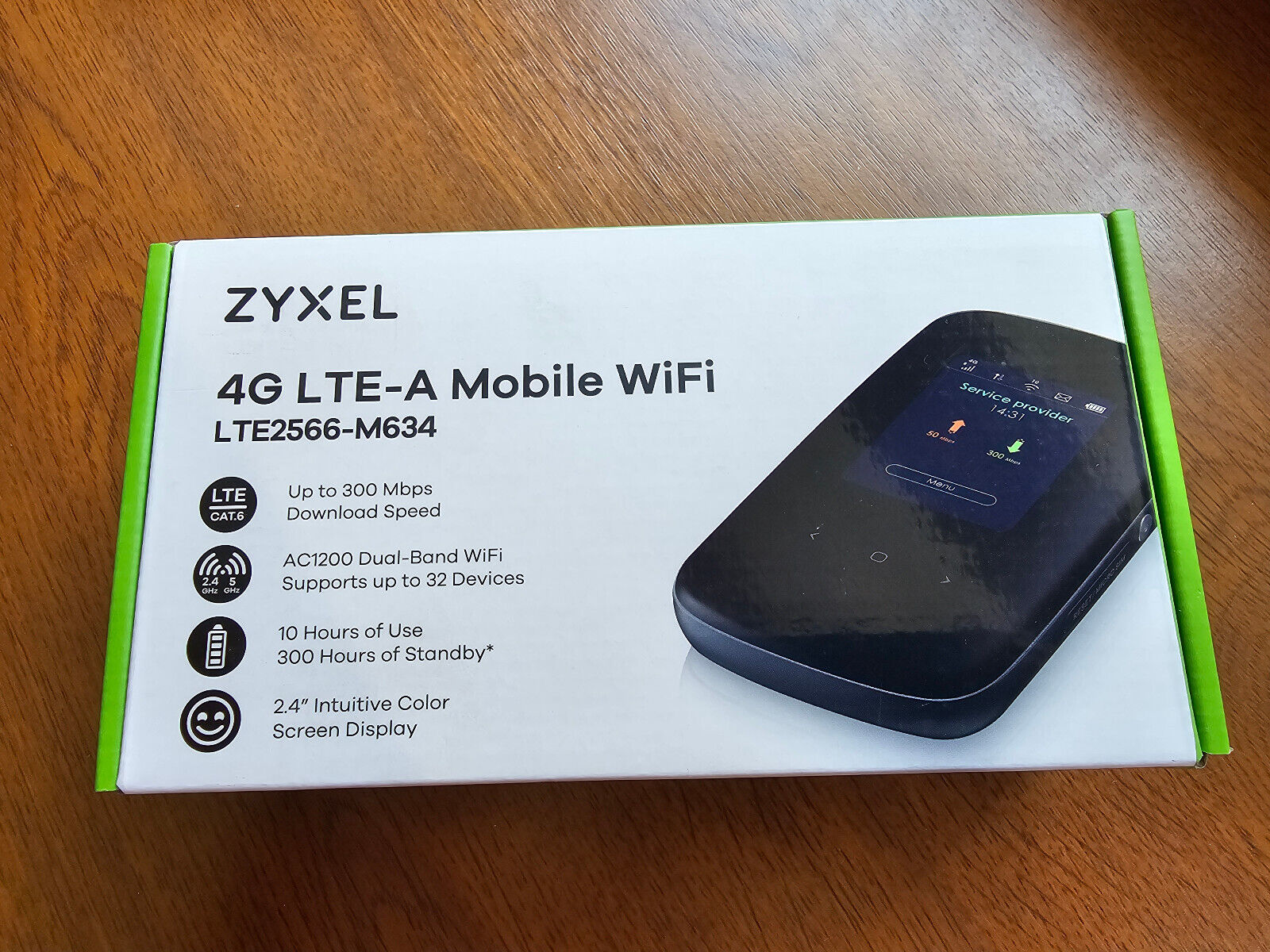 ZyXEL Wireless router Portable LTE2566-M634 4G LTE-A