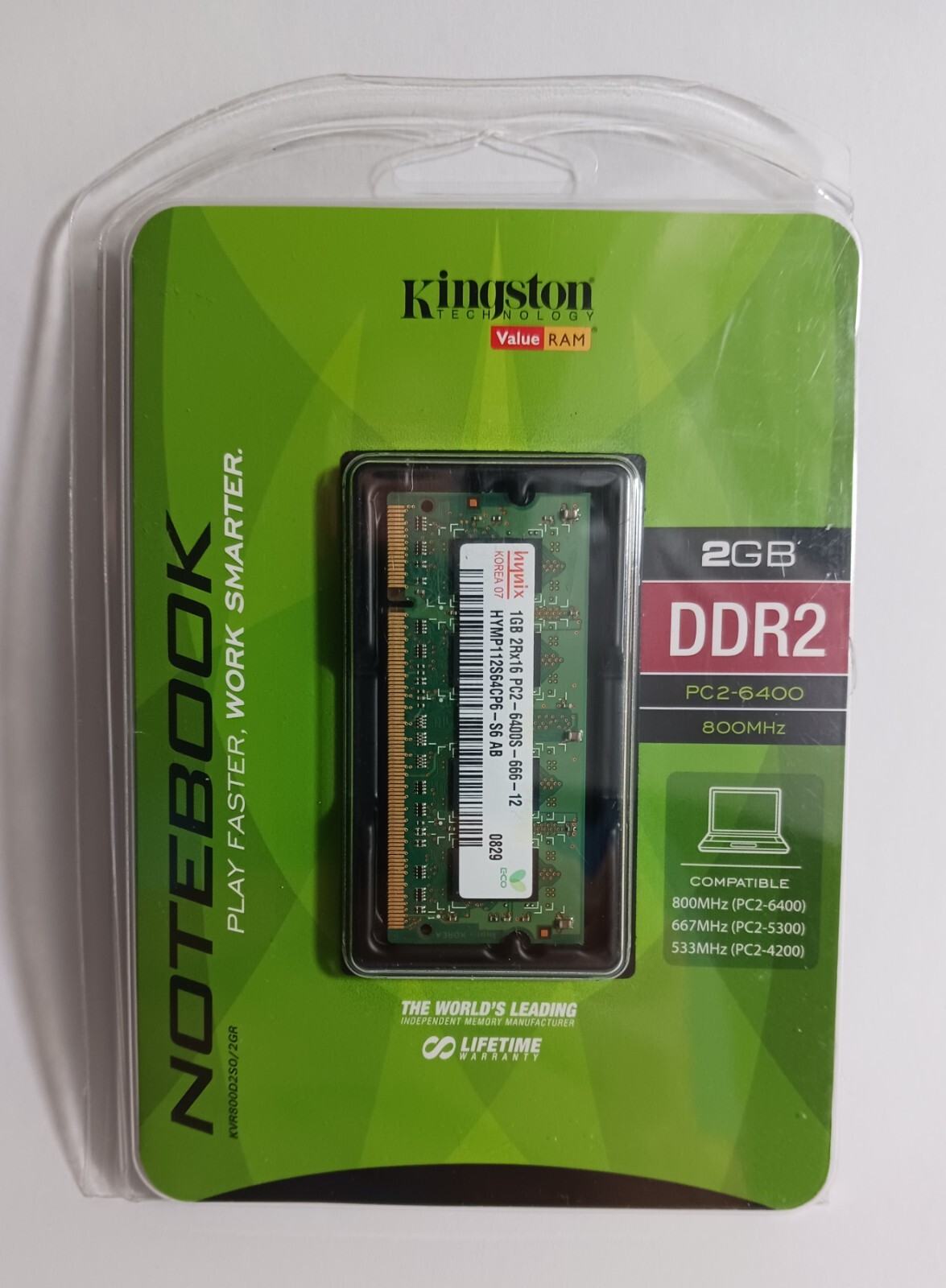 Kingston Technologies Notebook 2GB DDR2
