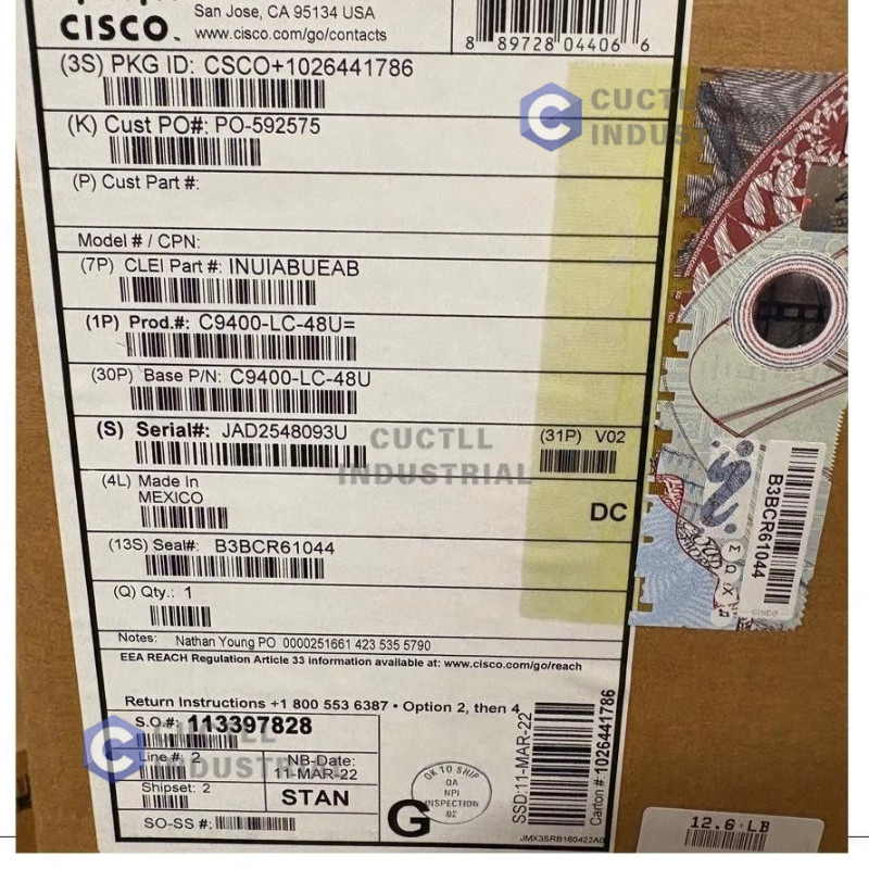 NEW C9400-LC-48U V02 Cisco Catalyst 9400 48-Port Expansion Module