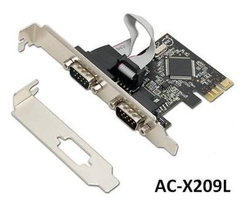 2-Port DB9 Serial PCI-Express Controller Card w/ Low Profile Bracket MCS9901