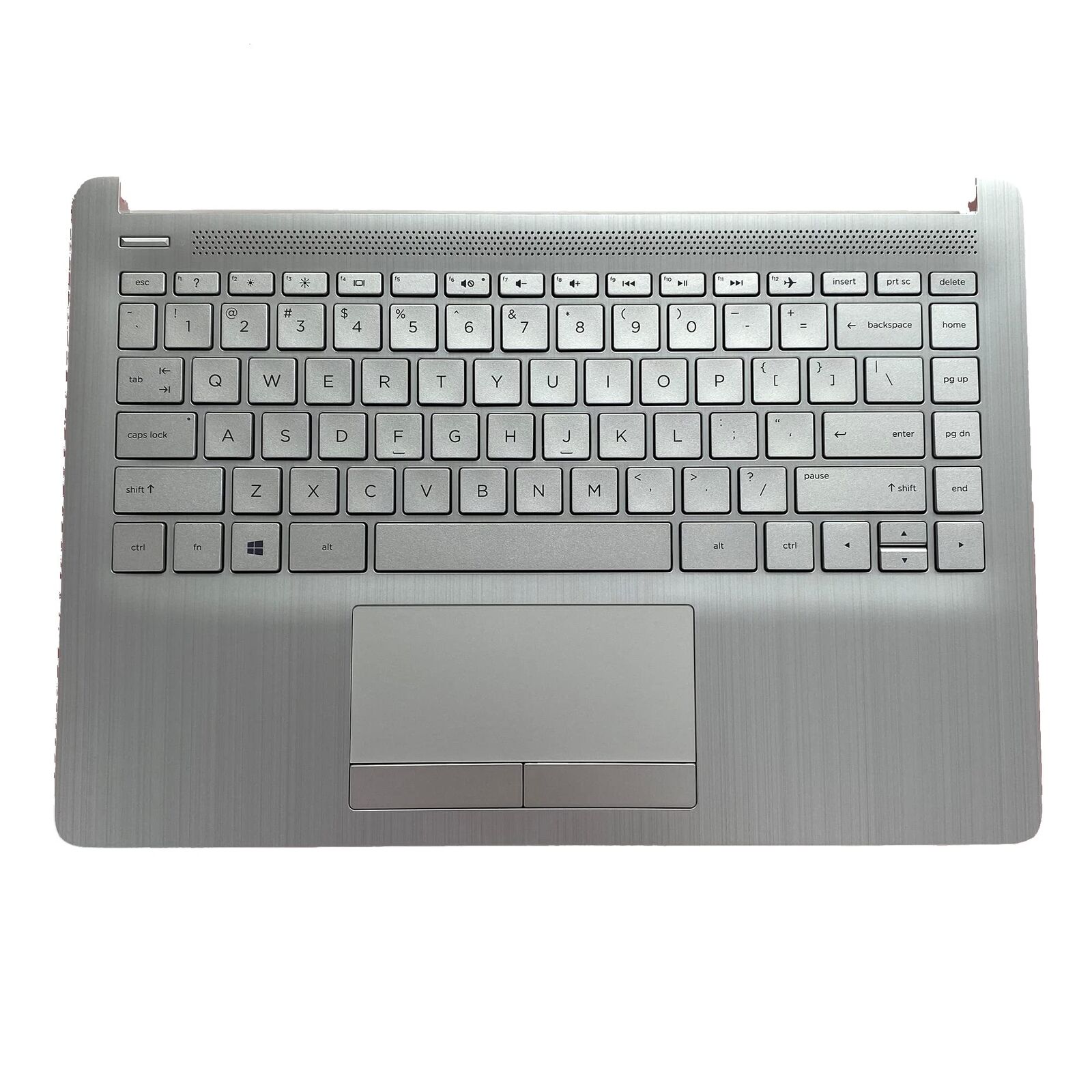 LTPRPTS Replacement Laptop Upper Case Palmrest Non-Backlit Keyboard Touch Assemb