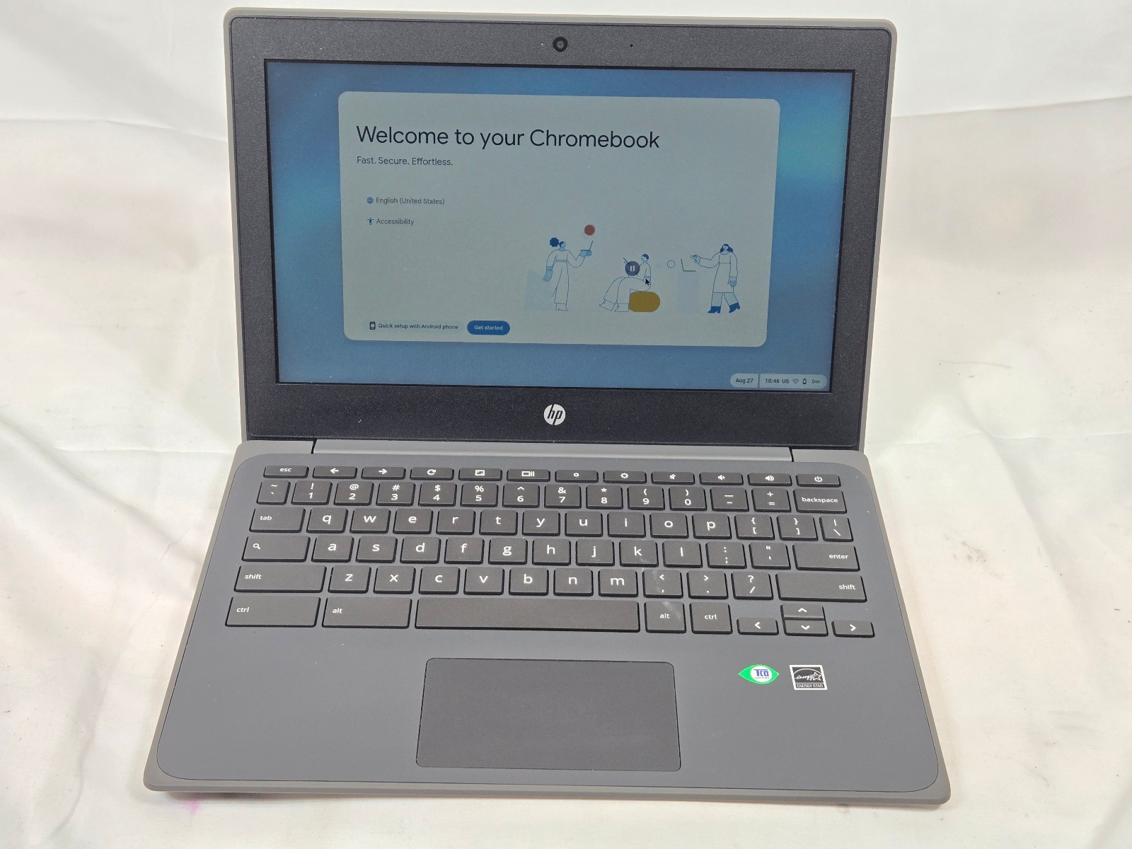 HP ChromeBook 11A G8 EE AMD A4 4GB RAM 32GB eMMc 11.6" LCD