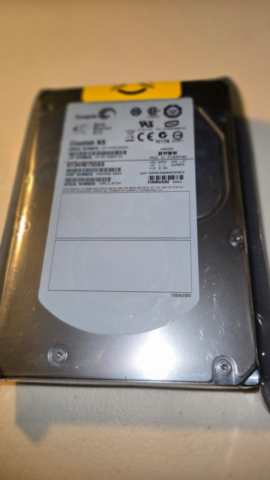 Seagate Cheetah NS 400GB Internal 10000RPM 3.5" (ST3400755SS) NAS