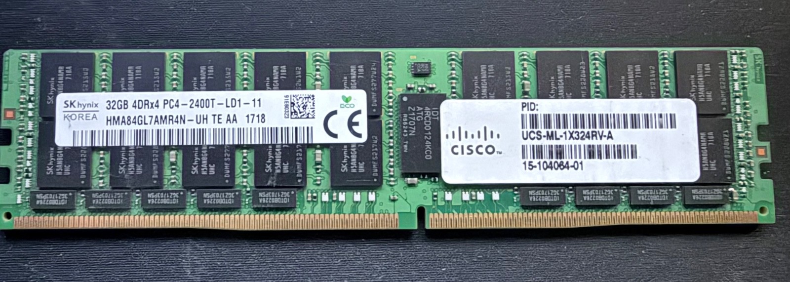 Hynix 32GB 4Rx4 PC4-2400T-L LRDIMM DDR4-19200 ECC Load Reduced Server Memory RAM