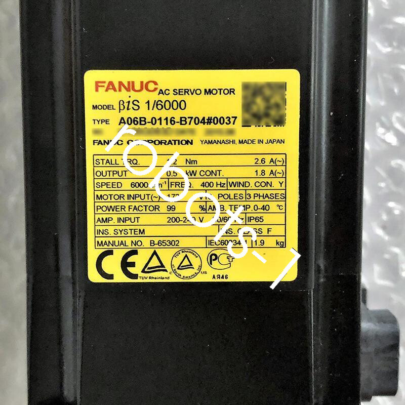 A06B-0115-B704#0037 FANUC Servo Motor New FedEx or DHL