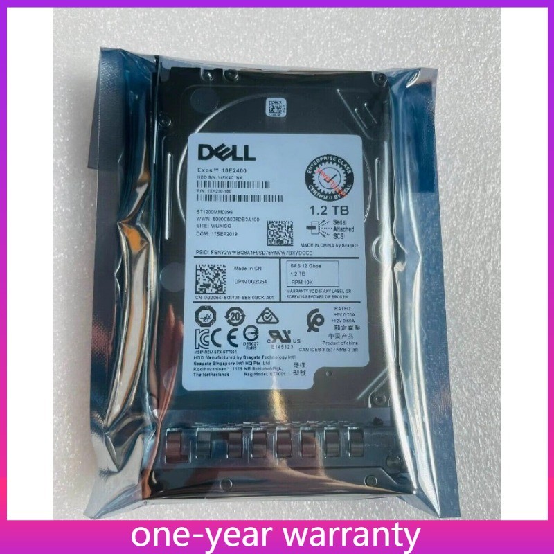  G2G54 ST1200MM0099 Dell DXD9H 1.2TB 10K 12G 2.5 SAS hard drive 400-ATJL New