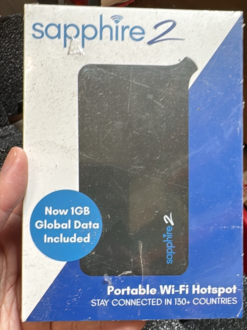 Sapphire 2 Global Hotspot Portable WiFi Router for International Travel