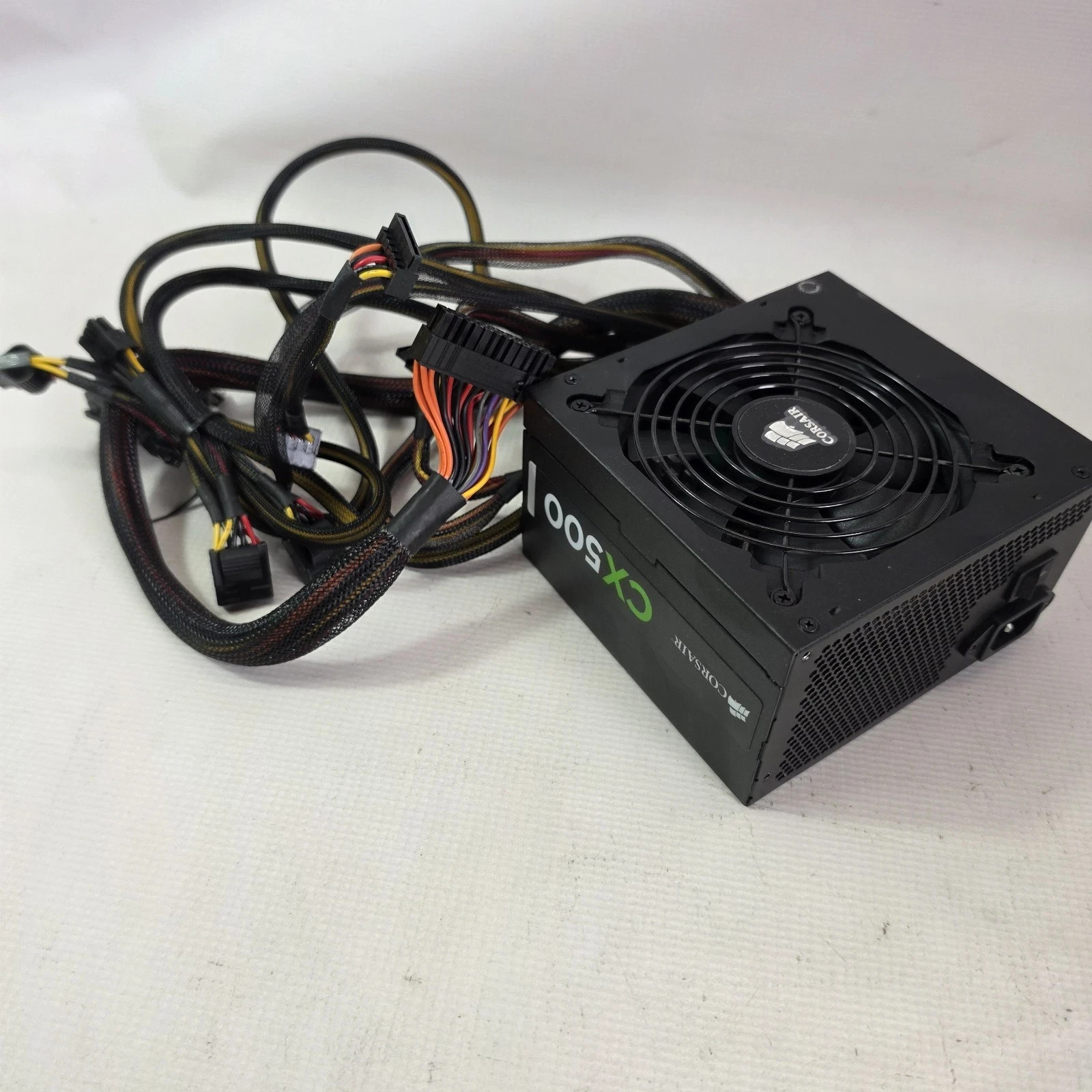 Corsair CX500 Gaming Desktop PC Power Supply 500W Model 75-001667 PSU Used 