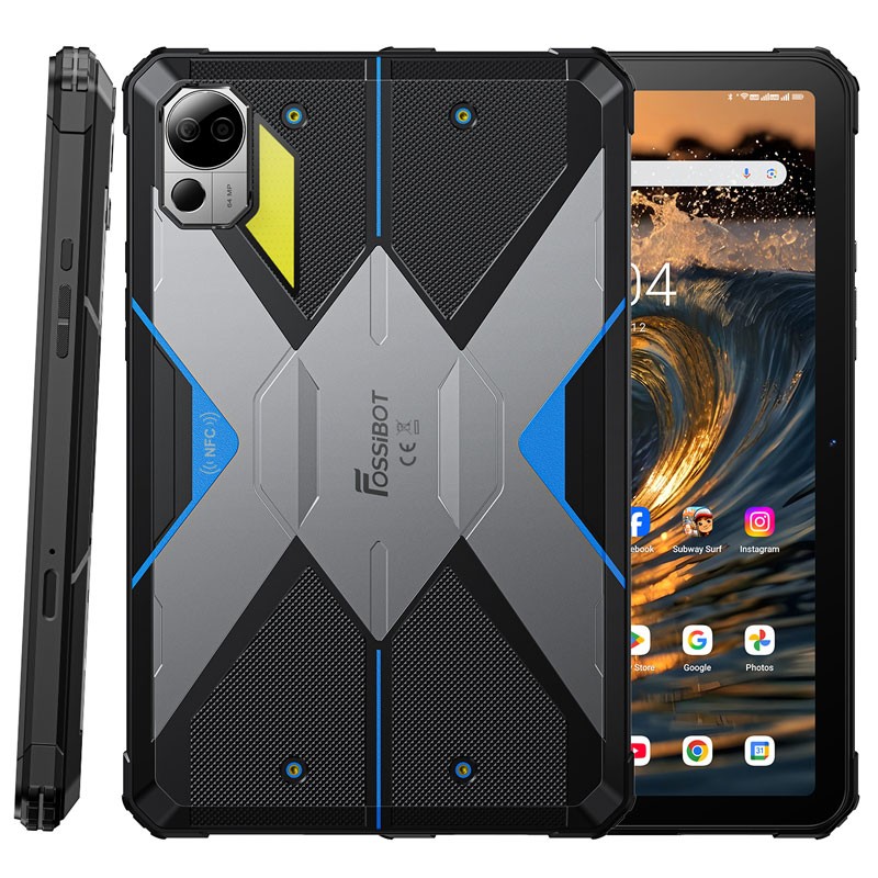 10.4" FOSSiBOT DT3 5G 4G Rugged Tablet Phone Android 15 Mobile Outdoors Unlocked