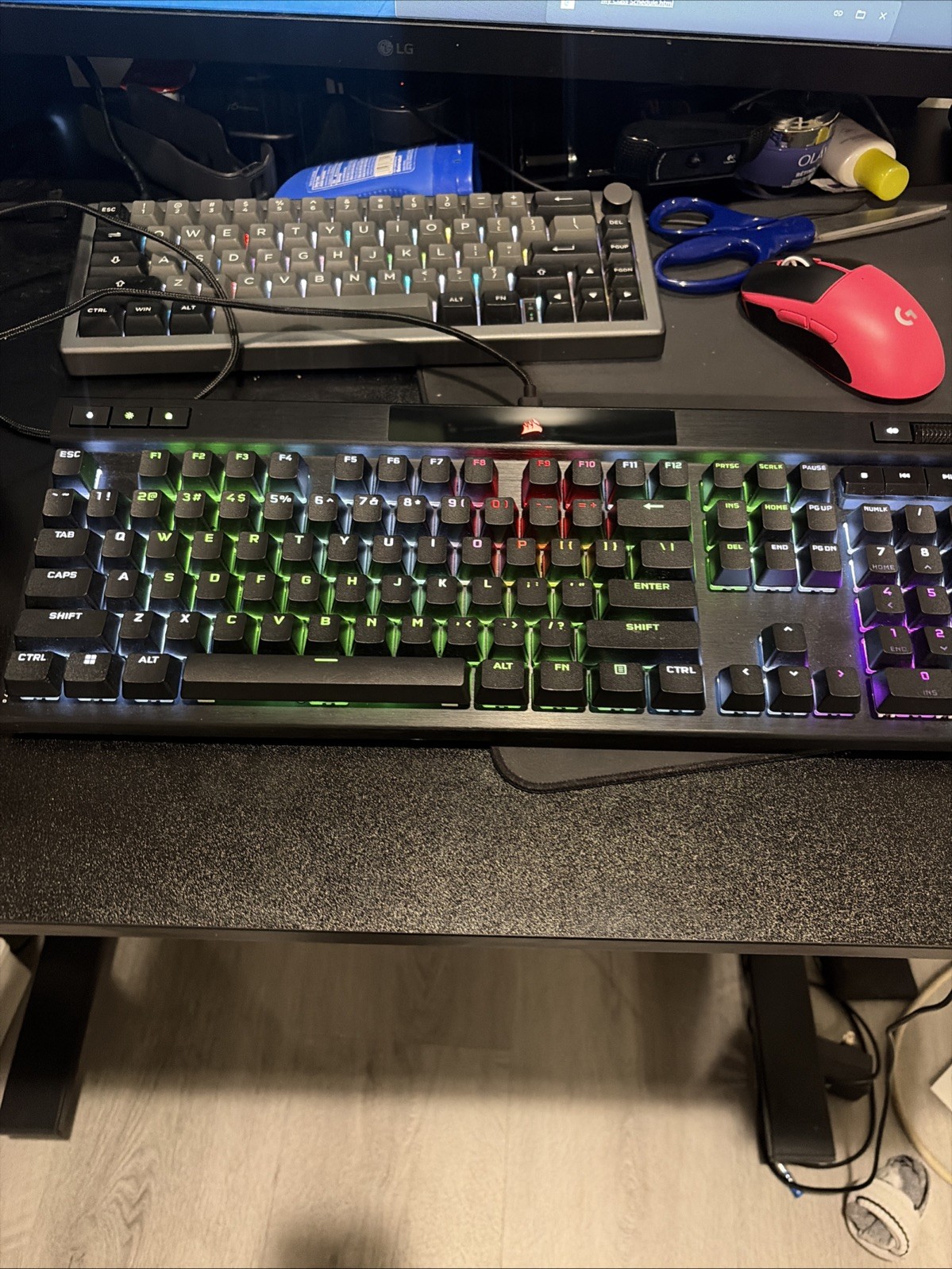 Corsair K70 RGB Pro Mechanical Keyboard Cherry MX Speed, Full-Size, Wired