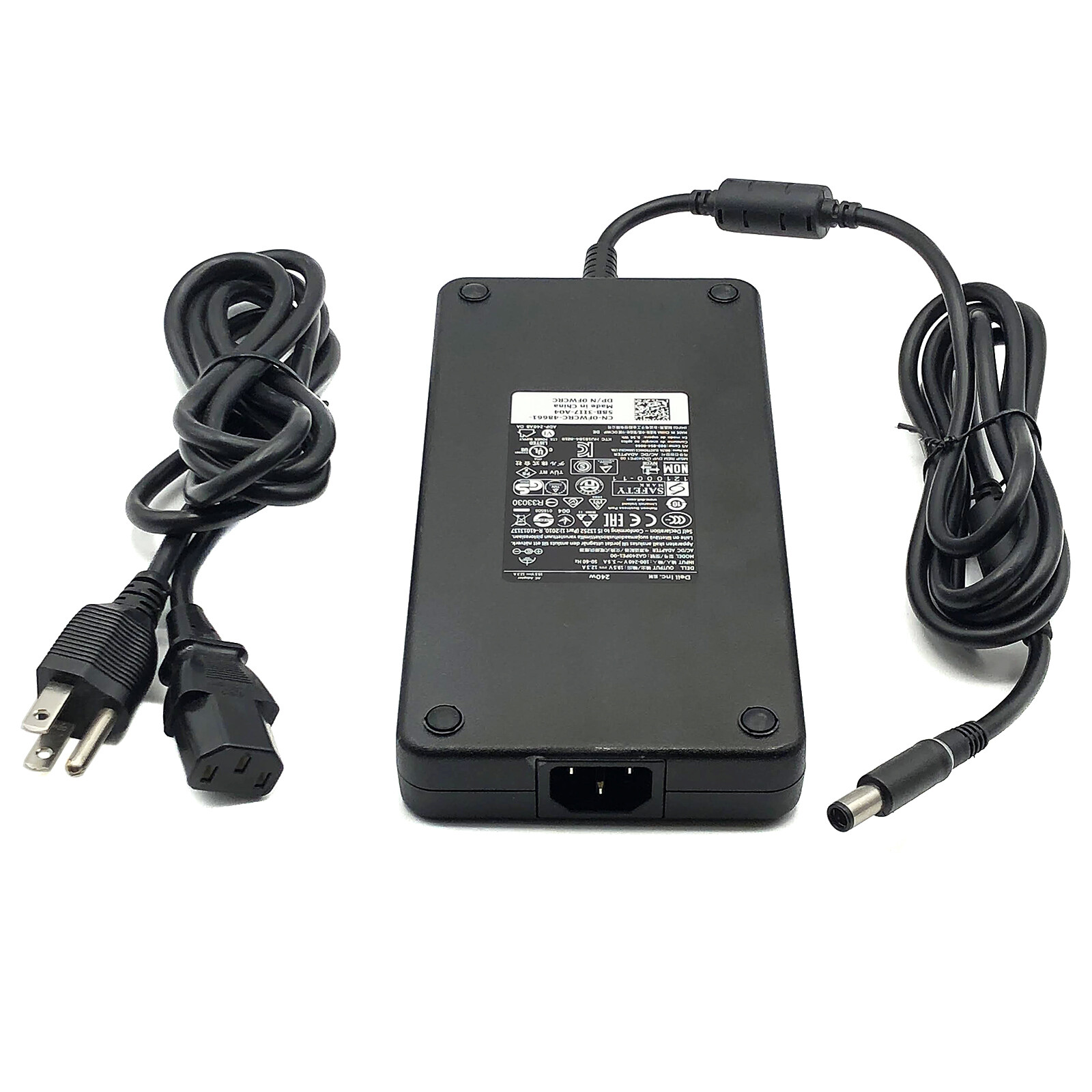 Genuine Dell AC Adapter Charger 240W for Dell WD19DCS USB-C Docking Station