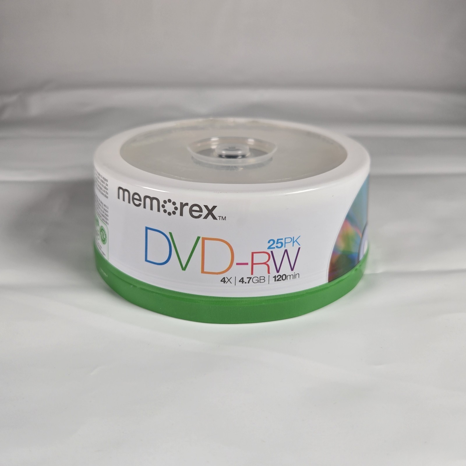 Memorex DVD-RW (25 Pack) 4X / 4.7GB / 120 Min Rewritable Blank CD Discs New