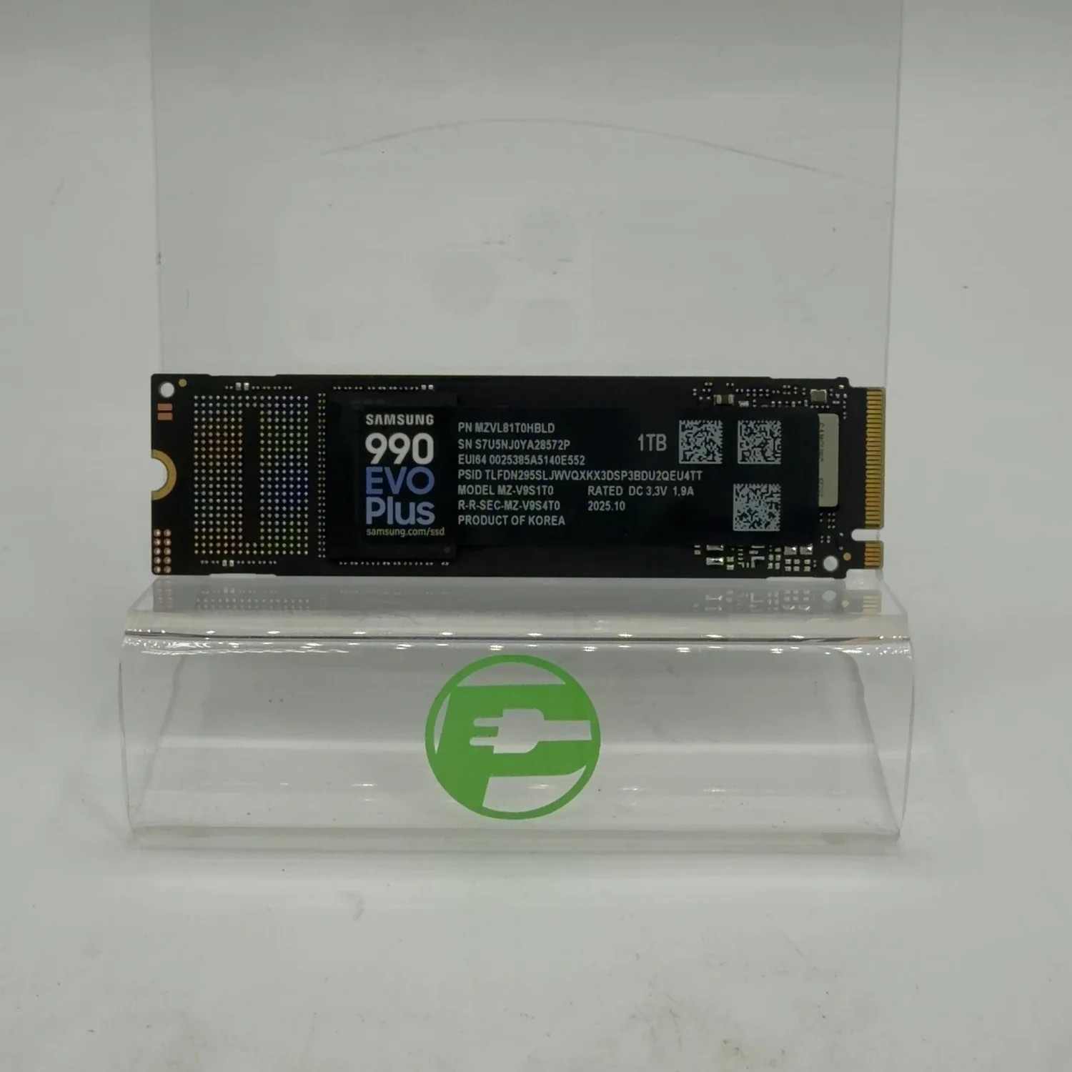 Samsung M.2 2280 990 Evo Plus 1TB M.2 NVMe Gen 4.0 x 4 SSD MZ-V9S1T0