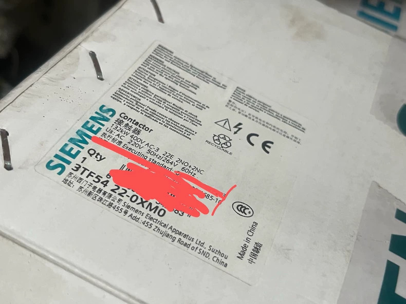 ONE New SIEMENS In Box 3TF54220XMO AC Contactor 3TF5422-0XMO 