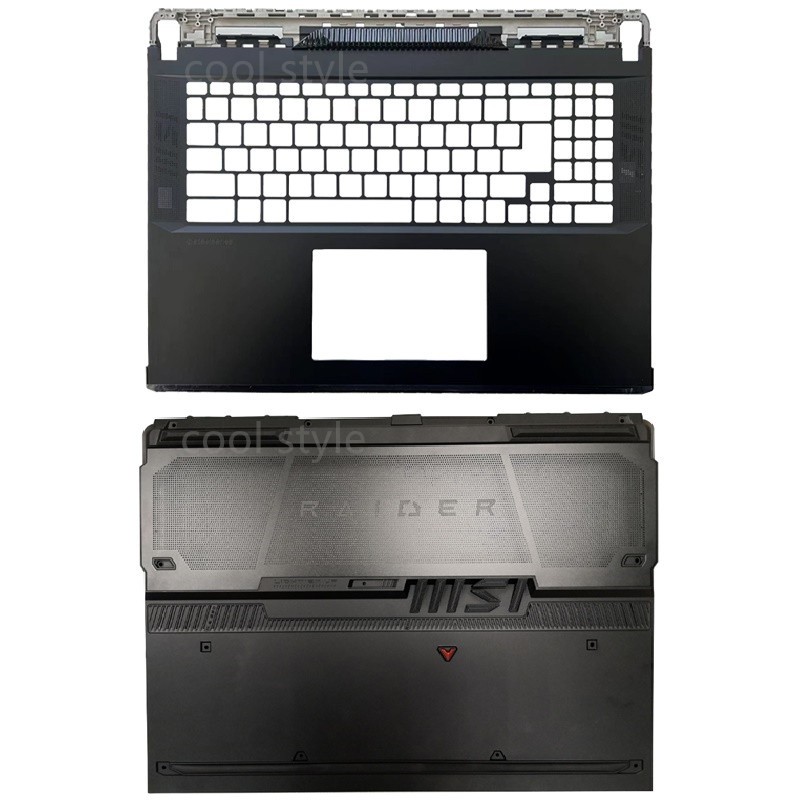 New for MSI Raider GE78 GE78HX 13V MS-17S1 17"Laptop Upper Palmrest+Bottom Case