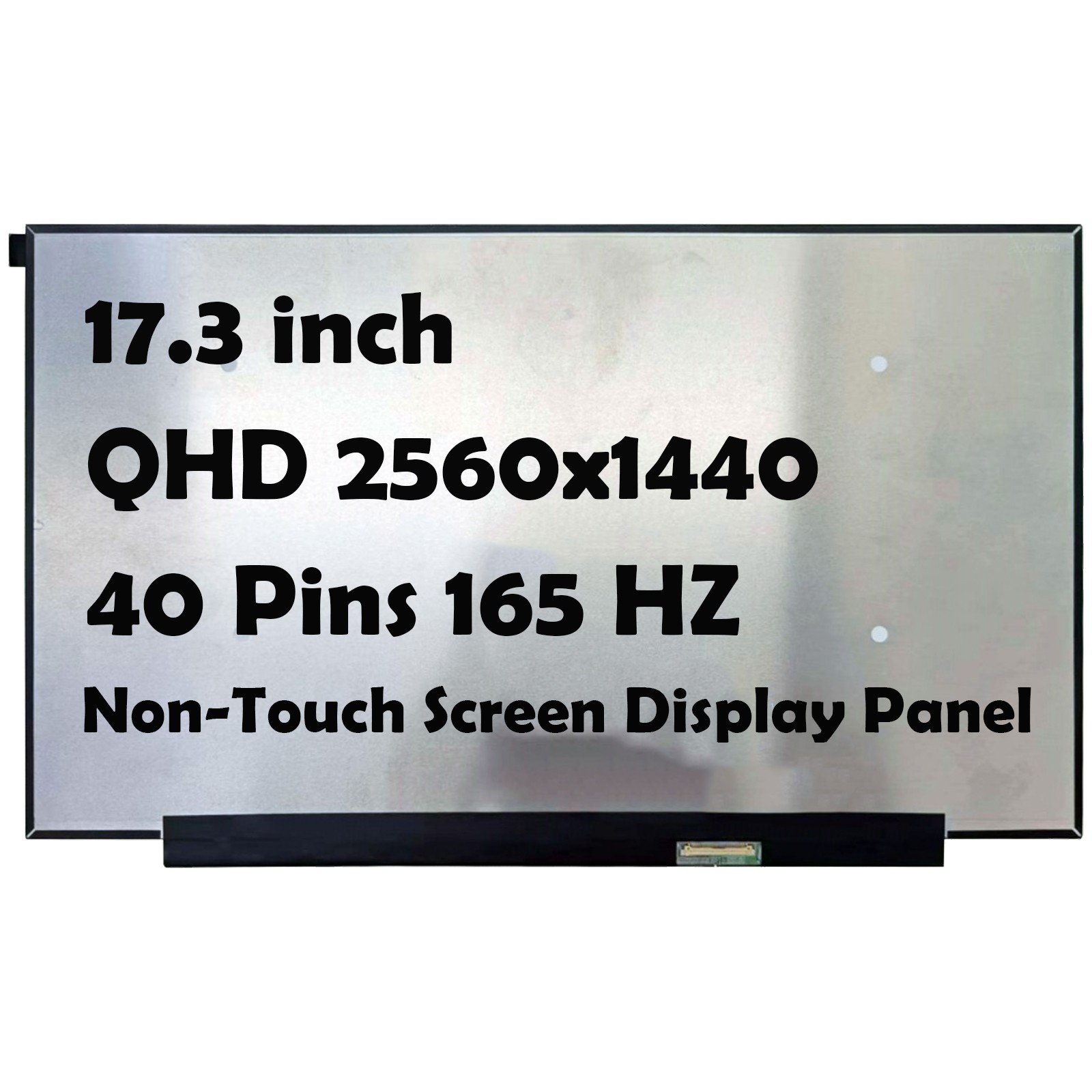 17.3" NE173QHM-NY6 V8.2 2560x1440 165Hz 40pin LCD Non-Touch Screen Display Panel