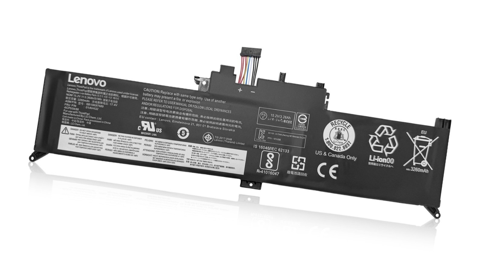 Genuine 01AV432 SB10F46465 01AV434 00HW027 Battery for Lenovo ThinkPad Yoga 260O