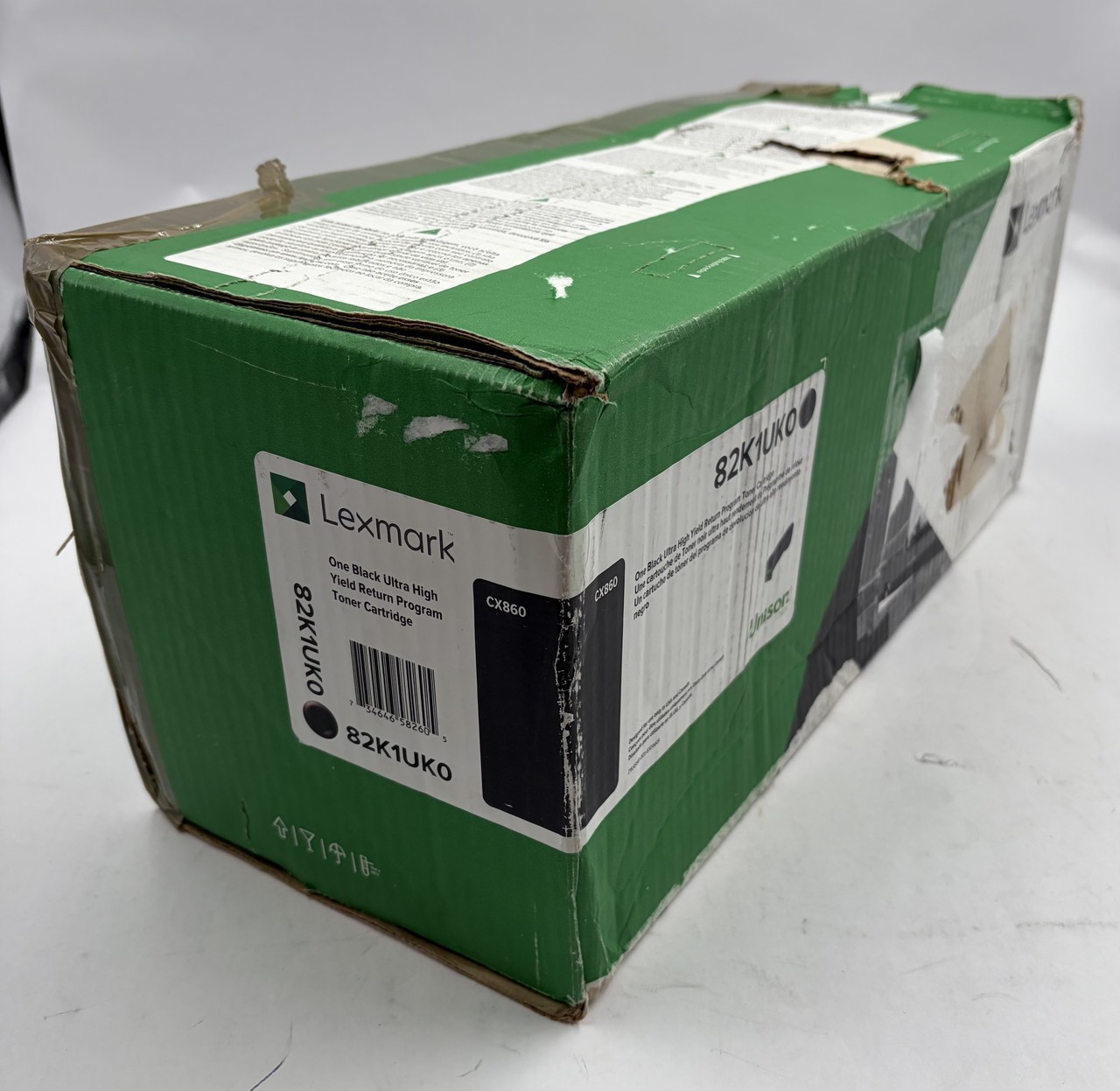 LEXMARK 82K1UK0 BLACK ULTRA HIGH YIELD TONER CARTRIDGE CX860 PRINTER 55K PAGES