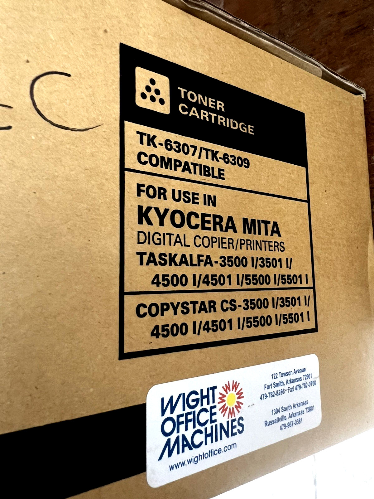 KYOCERA TK-6307 TK-6309 BLACK TONER Cartridge KIT