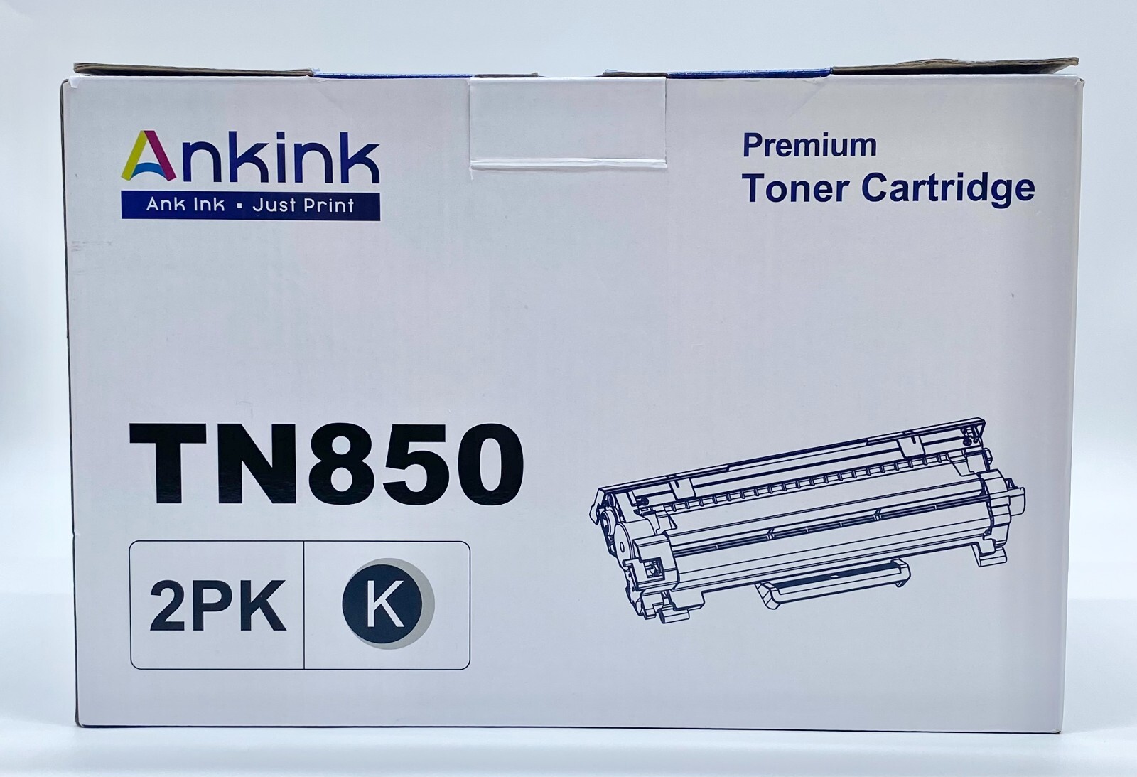 2 Pack Ankink Premium Toner Cartridge TN850 Compatible With Brother Series Black
