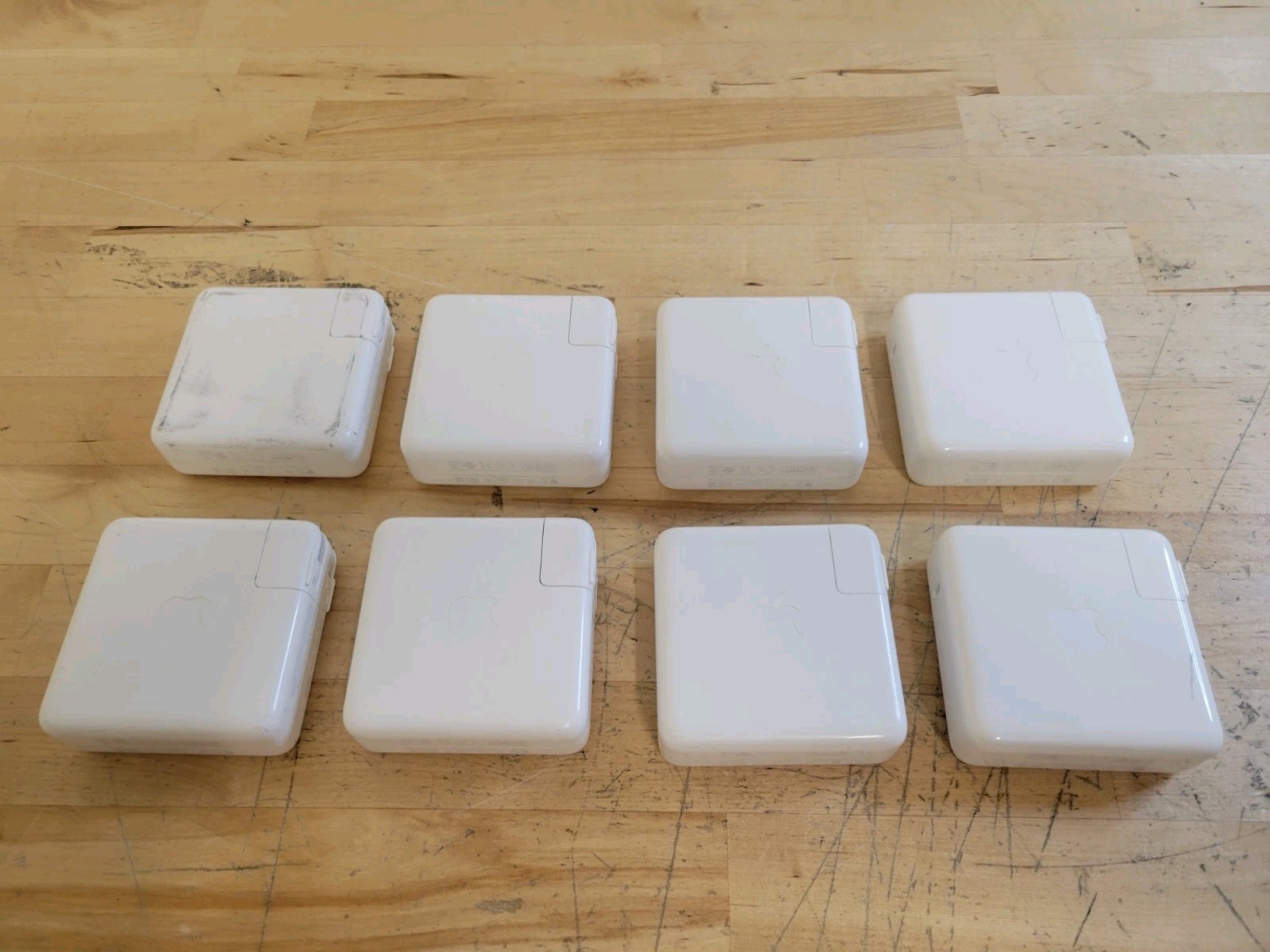 Lot of 8 Genuine Apple A2166 96W USB-C Laptop Power Adapter Charger Lot READ 